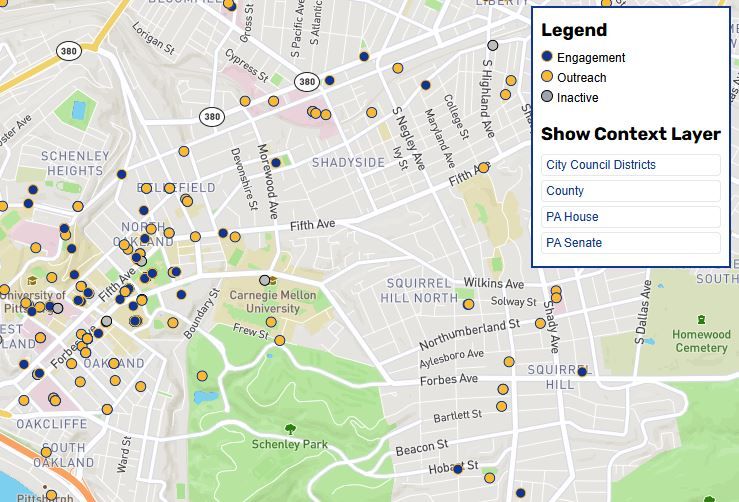 Engagement and Outreach Map thumbnail